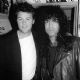 Paul Stanley & Paul Young at the china club, 1989