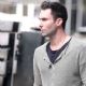 Adam Levine on the set of Can A Song Save Your Life in the West Village