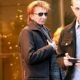 Barry Manilow seen leaving his hotel in New York City, New York on December 16, 2014