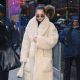 Sofia Carson in Long Fur Coat – Out in New York