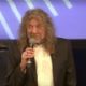 Robert Plant gave an award to Mumford And Sons at the Silver Clef Awards
