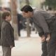 Russell Crowe plays Jim Braddock a boxer and Connor Price as Jay Braddock in Universal's drama movie Cinderella Man.