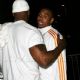 Amber Rose and Chris Brown at the White Party After Party at Guys and Dolls Lounge in Los Angeles, California - July 4, 2009