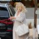 Pamela Anderson – Out with a friend for dinner in Malibu