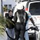 Bhad Bhabie – Seen showcasing a new hairstyle while out in Los Angeles