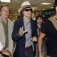 L'Wren Scott and Mick Jagger at Jorge Chavez Airport in Peru - 9 October 2011