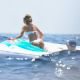 Heidi Klum – With Leni Klum Soak on a luxury yacht in Capri