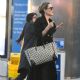 Angelina Jolie – Carrying a Dior handbag at JFK Airport in New York