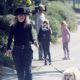 Diane Keaton – Out for a dog walk in Los Angeles