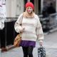 Fearne Cotton: arriving to work in London