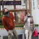 Florence Pugh – shows off her new short hair in New York