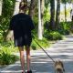 Nina Abgdal – Jogging along the Miami Beach boardwalk