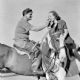 Spencer Tracy and Joan Crawford Tracy teaches Joan to play polo. 1937