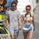 Dianne Buswell in Green Swimsuit on vacation in Mykonos