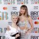 Maisie Williams and Taylor Swift at the 2021 BRIT Awards