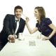 Emily Deschanel and David Boreanaz