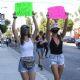 Madison Reed and Victoria Justice – Protesting in Los Angeles