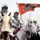 Nigel Terry as King Arthur and Nicholas Clay as Lancelot in Excalibur (1981)