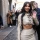 Kim Kardashian – Seen at Dolce and Gabbana store during Milan Fashion Week 2023