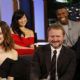 Daisy Ridley, Kelly Marie Tran, Rian Johnson, John Boyega and Mark Hamill at Jimmy Kimmel Live! in Los Angeles