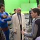 Director BRYAN SINGER, right, directs BRANDON ROUTH, left, who plays Superman, and KEVIN SPACEY, who plays his nemesis Lex Luthor in Warner Bros. Pictures’ and Legendary Pictures’ action adventure Superman Returns. Co-writer MICHAEL DOUGHERTY