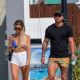 Ellie O’Donnell in Bikini Top and Shorts on holiday in Marbella