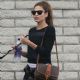 Eva Mendes: took her pooch to the Animal Hospital for a check up and trim in Westwood