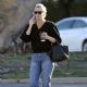 Molly Sims – In denim steps out in Santa Monica