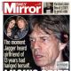 Mick Jagger, L'Wren Scott - Daily Mirror Magazine Cover [United Kingdom] (18 March 2014)