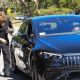 Jennifer Garner – With Ben Affleck giving a ride after meeting in Santa Monica