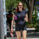 Sophie Turner – Visit at one of the wings of the Jackson Memorial Hospital in Miami