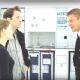 Jodie Foster (Kyle), Peter Sarsgaard (Carson), and Sean Bean (Captain Rich) in Touchstone Pictures' action/drama Flightplan - 2005