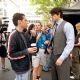 Director Bryan Singer and Brandon Routh on the set of Warner Bros. Superman Returns - 2006