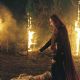 The sorcerer Durza (Robert Carlyle) uses his formidable powers against Arya (Sienna Guillory). Photo credit: David Appleby