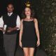 Rose McGowan rocks a little black dress as she arrives at Chateau Marmont in West Hollywood