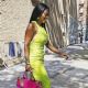 Kenya Moore – Heads out for a guest appearance on the Kelly and Mark Show in New York