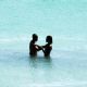 Laura Harrier – With her boyfriend Sam Jarou in the lake Lago specchio di Venere