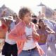 Justin (Justin Guarini) celebrates Spring Break through song and dance.