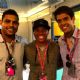 Ronaldo also met up with former Brazil team-mates Robinho and Kaká, both of whom were soaking up the atmosphere at Monza: