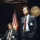 Kurt Russell and Scott Speedman (seated) star as Los Angeles policeman Eldon Perry and rookie Bobby Keough