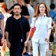 Supermodel Coco Rocha and her husband James Conran go for a stroll hand-in-hand in New York City