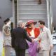 Princess Diana arrives in Hong Kong on November 7, 1989