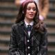 Penn Badgley, Leighton Meester and Chace Crawford on Location for 