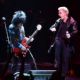 Steve Stevens and Billy Idol perform at Beacon Theatre on January 28, 2015 in New York City.