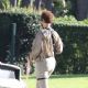 Nicole Murphy – Out in yoga pants to walk her dog in Beverly Hills