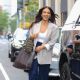 Jessica Alba – Carries a Cuyana big bag during NYFW in New York