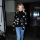 Lottie Moss at the Bluebird Cafe on the Kings Road in Chelsea
