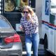 Robin Wright – Out for some lunch to go at Pita Cafe in Los Angeles