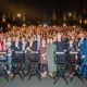 Doctor Who's Peter Capaldi, Jenna Coleman and Steven Moffat at Cardiff screening