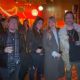 Chris Robinson and Camille Johnson w/ Adrian Smith and wife Nathalie